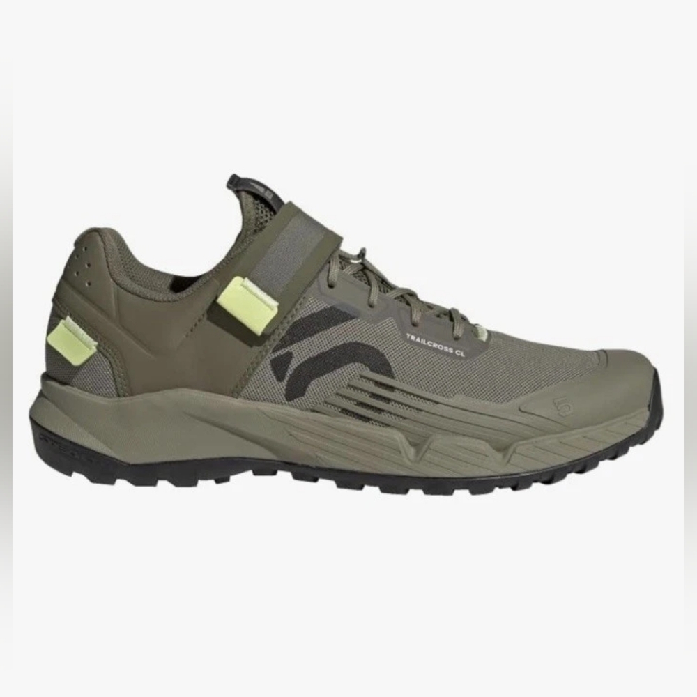 adidas Men’s Olive Green Trail Running Shoes with Black Accents